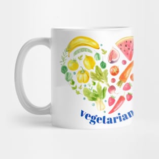 vegetarian desing Mug